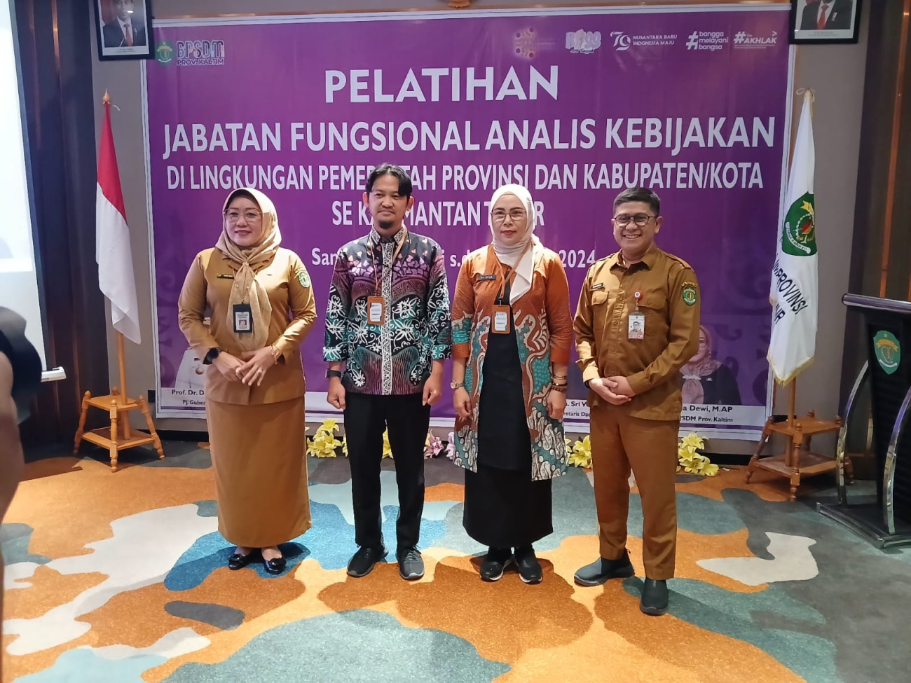 Pembukaan Pelatihan Jabatan Fungsional Analis Kebijakan di Lingkungan Pemprov Kaltim