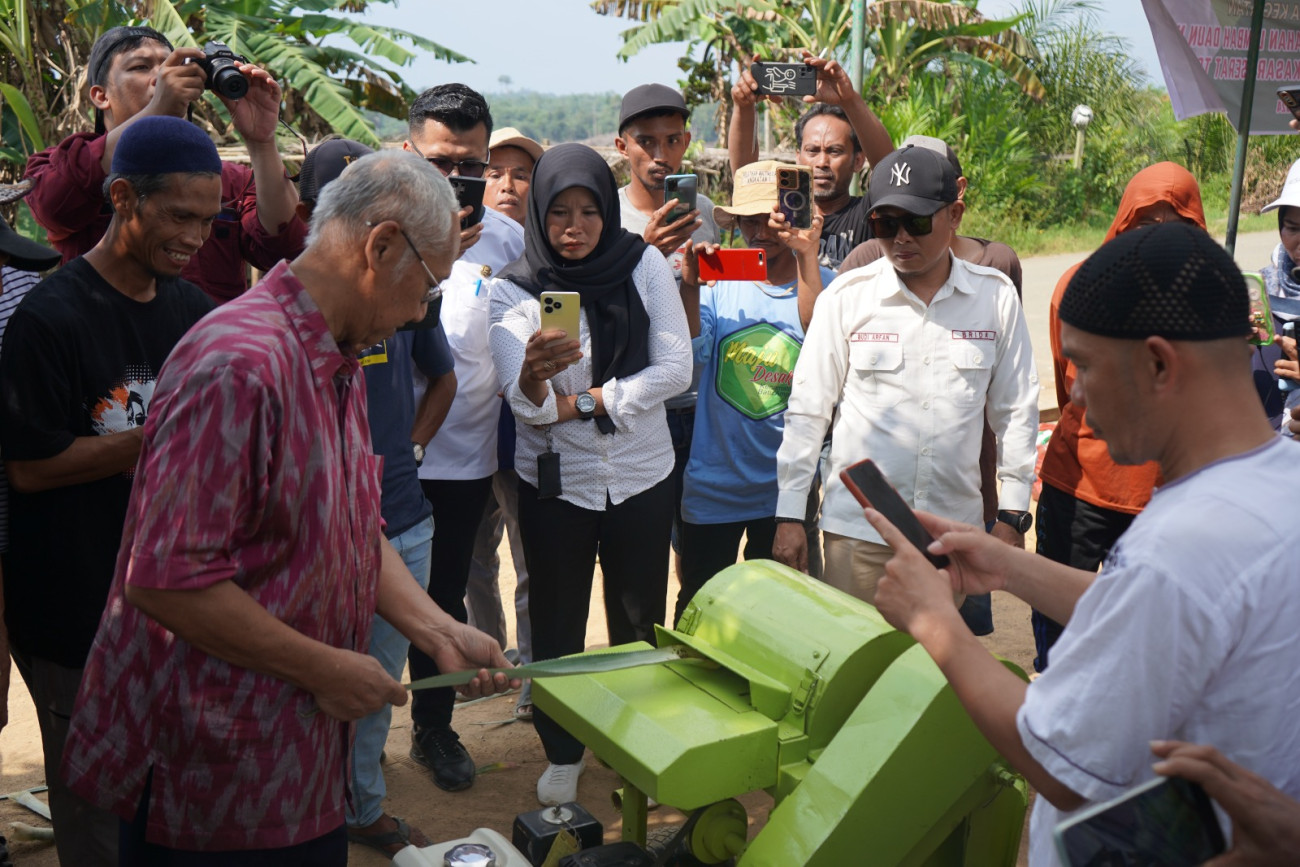 Pengenalan dan Pelatihan Pengolahan Limbah Daun Nanas Pasca Panen menjadi Serat Kasar (Serat TOW)
