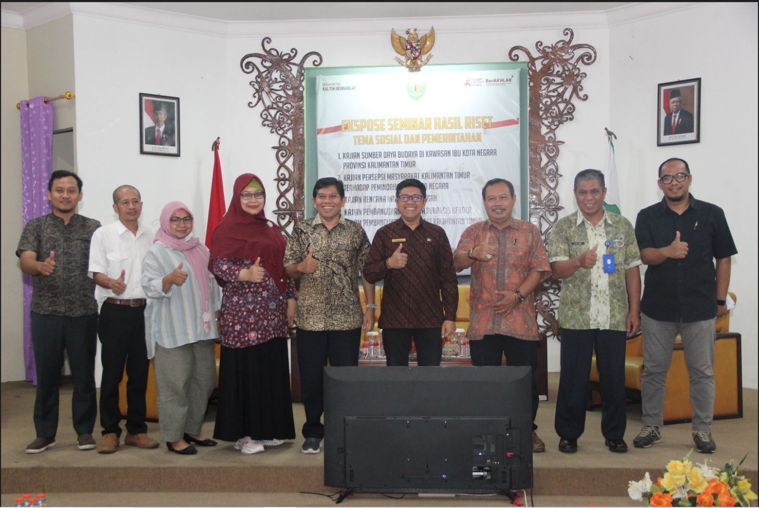 EKSPOSE SEMINAR HASIL RISET BIDANG SOSIAL DAN PEMERINTAHAN