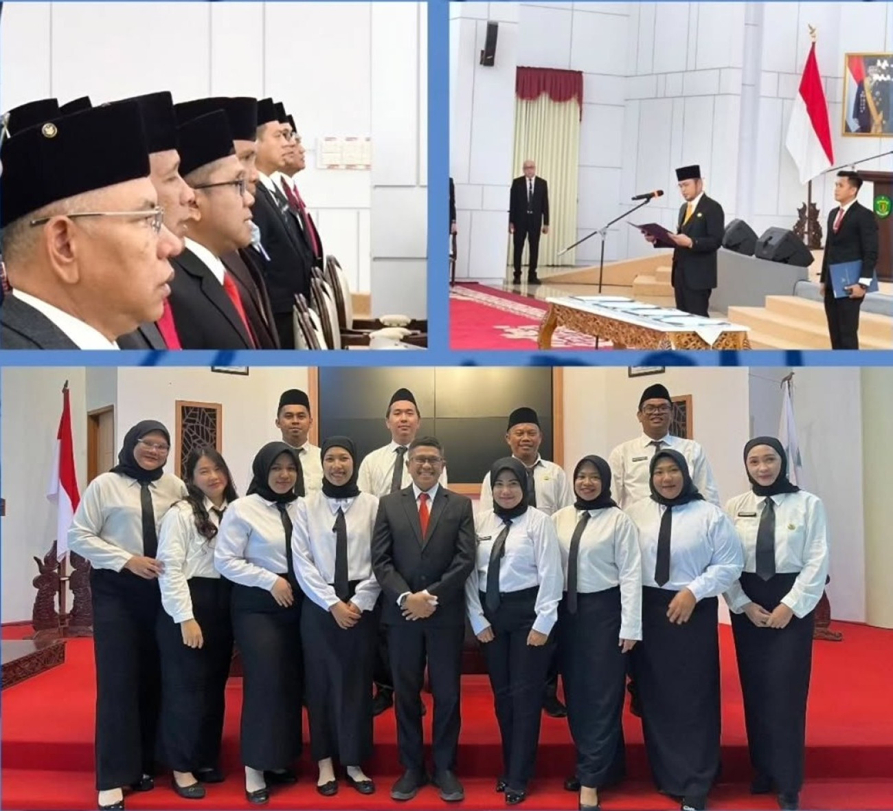 Penyerahan Surat Keputusan (SK) Pengangkatan Calon Pegawai Negeri Sipil (CPNS) dan Pegawai Pemerintah dengan Perjanjian Kerja (PPPK) di lingkungan Pemerintah Provinsi Kalimantan Timur