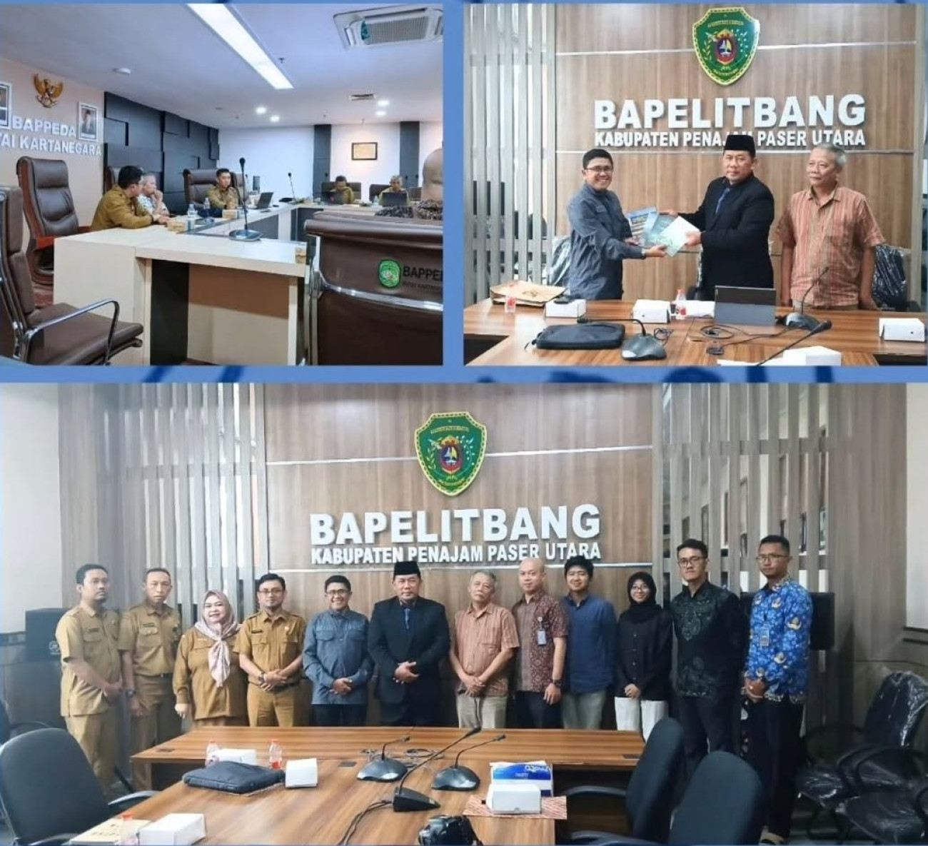 Kunjungan Brida Kaltim ke Bapelitbang Kabupaten Penajam Paser Utara
