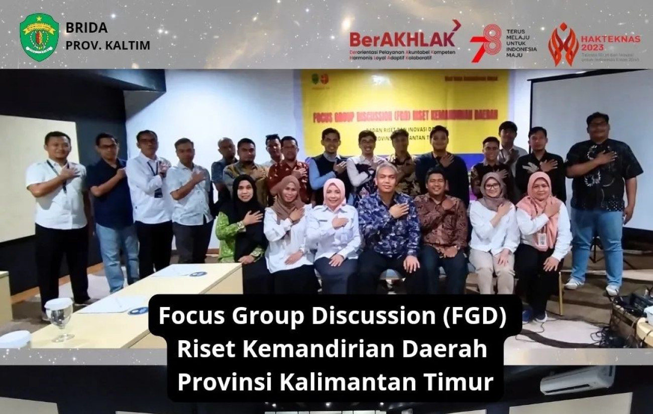 FGD Riset Kemandirian Daerah Provinsi Kalimantan Timur