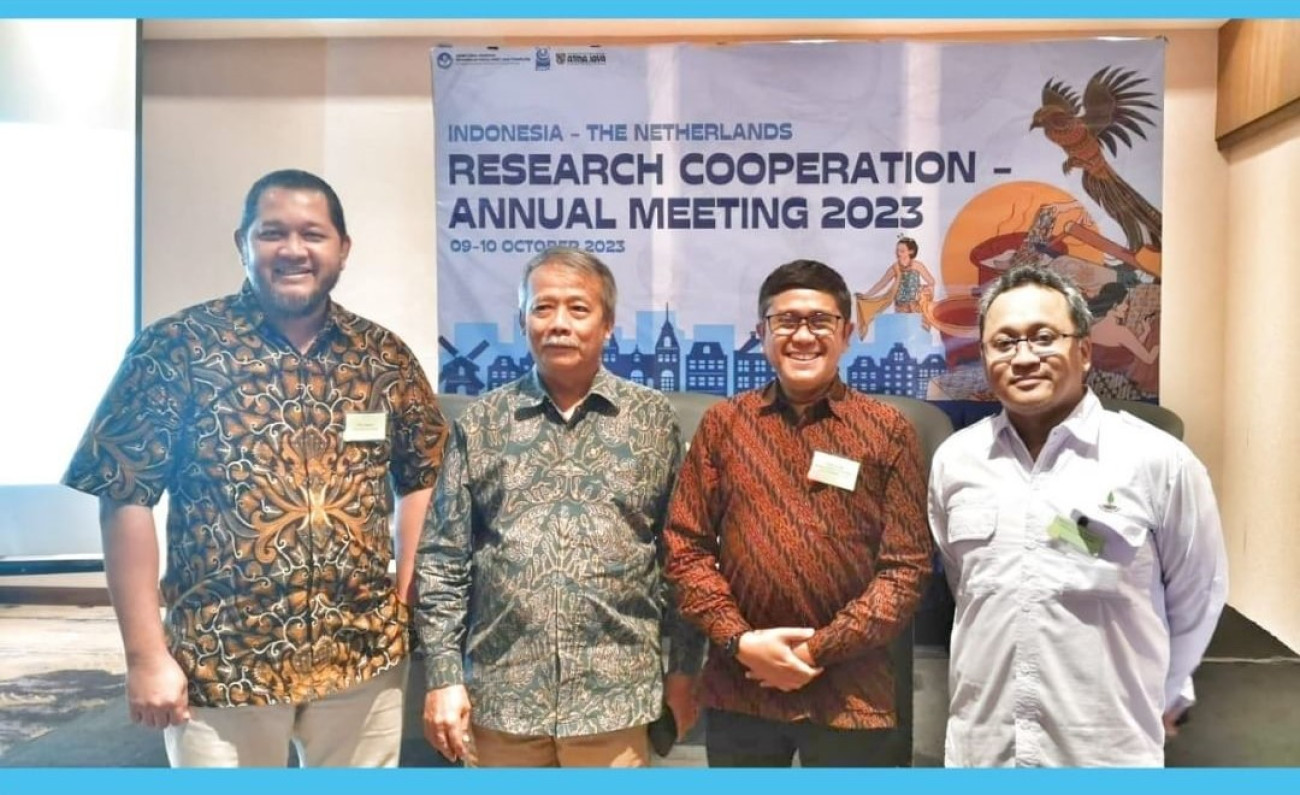 Kepala BRIDA Kaltim Ikuti Workshop Research Cooperation Annual Meeting 2023 Indonnesia - Netherland
