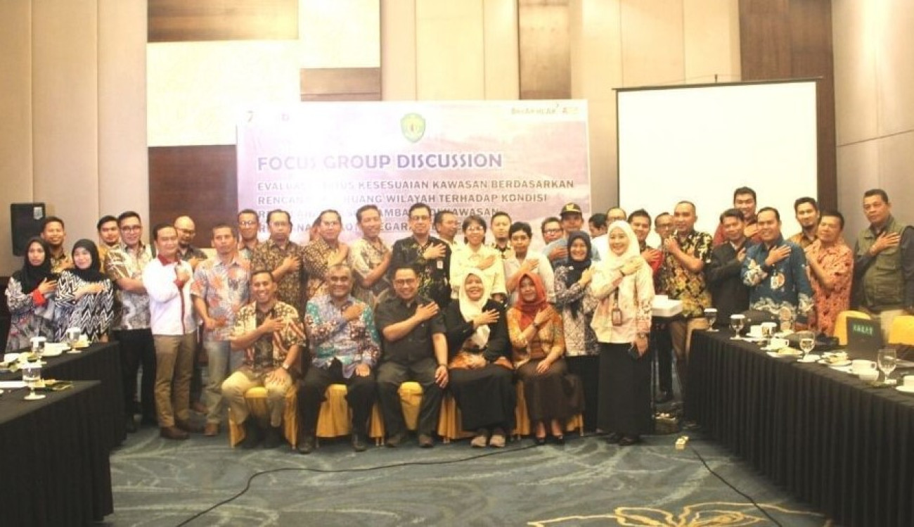 FGD Evaluasi Status Kesesuaian Kawasan Berdasarkan RTTW Terhadap Kondisi Real Lahan Pascatambang di Kawasan  Ibu Kota Negara Indonesia