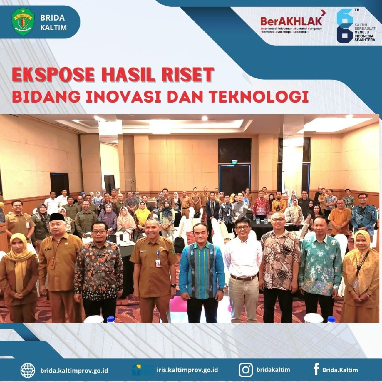 Ekspose Hasil Riset Bidang Inovasi dan Teknologi BRIDA Kaltim