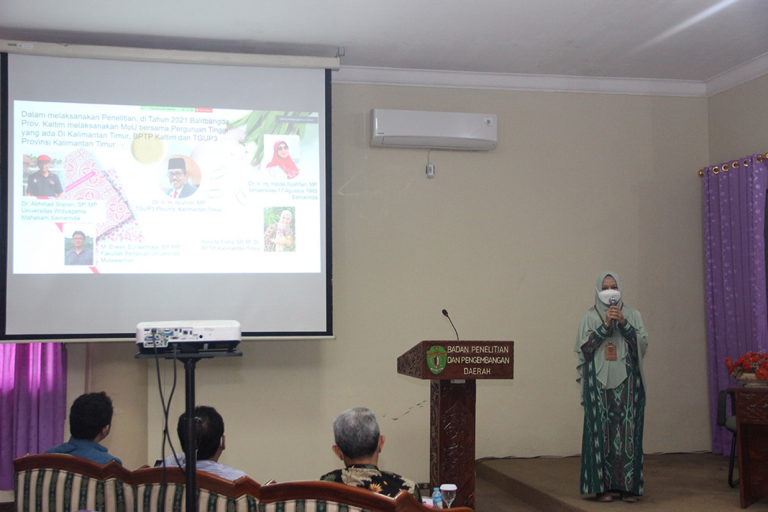 TINGKATKAN PRODUKSI JAGUNG, BALITBANGDA KALTIM GELAR DISEMINASI HASIL PENELITIAN KAJIAN ANALISIS  PRODUKSI TANAMAN JAGUNG